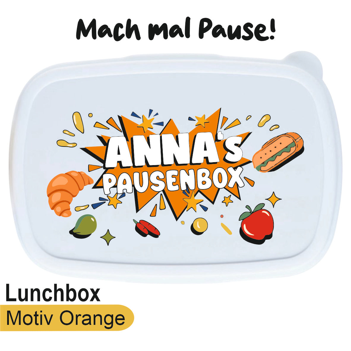 Pausenbox bedruckt mit deinem Motiv