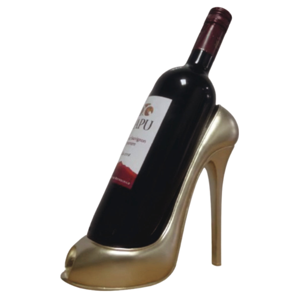 Weinflaschenhalter Highheel mit deinen Initialen/Namen
