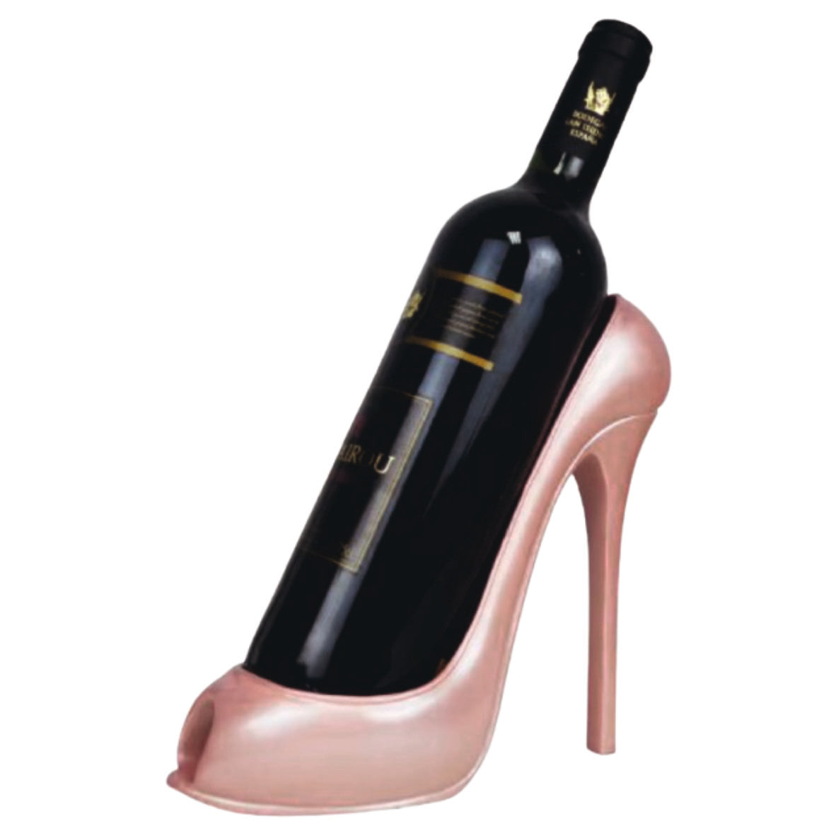 Weinflaschenhalter Highheel mit deinen Initialen/Namen