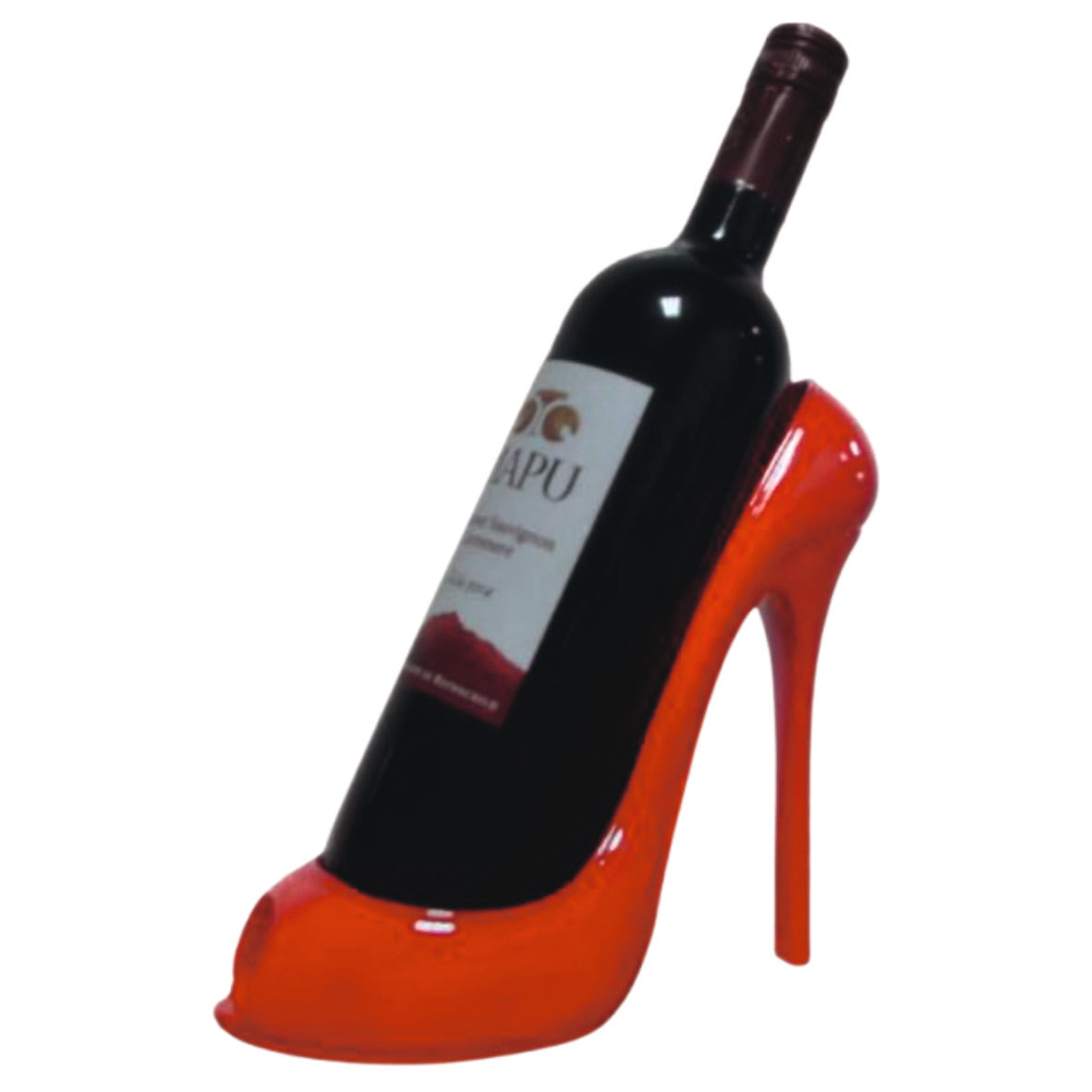 Weinflaschenhalter Highheel mit deinen Initialen/Namen