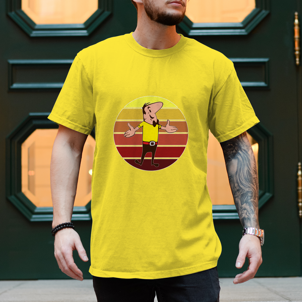 Männer T-Shirt mit Retro Motiv - HB-Männchen Bruno