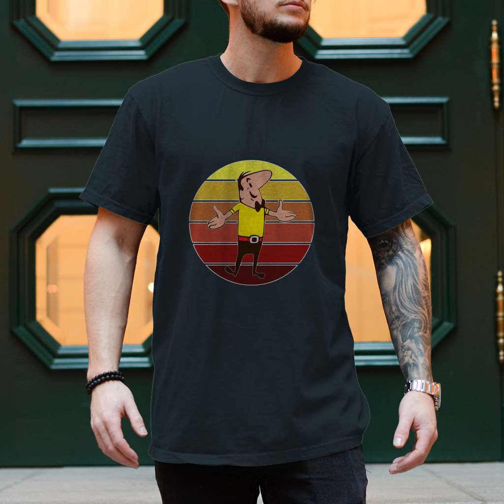 Männer T-Shirt mit Retro Motiv - HB-Männchen Bruno