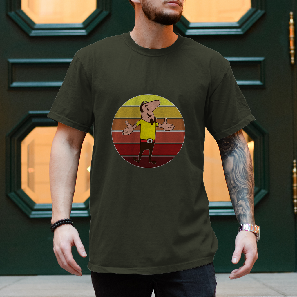 Männer T-Shirt mit Retro Motiv - HB-Männchen Bruno