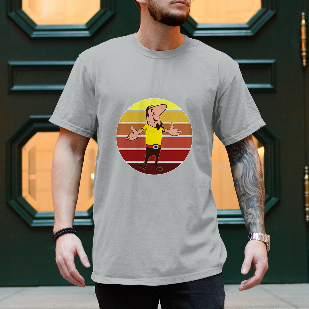 Männer T-Shirt mit Retro Motiv - HB-Männchen Bruno