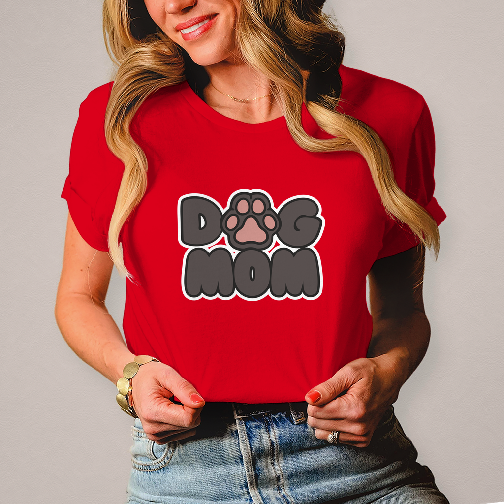 Damen T-Shirt "Dog Mom"