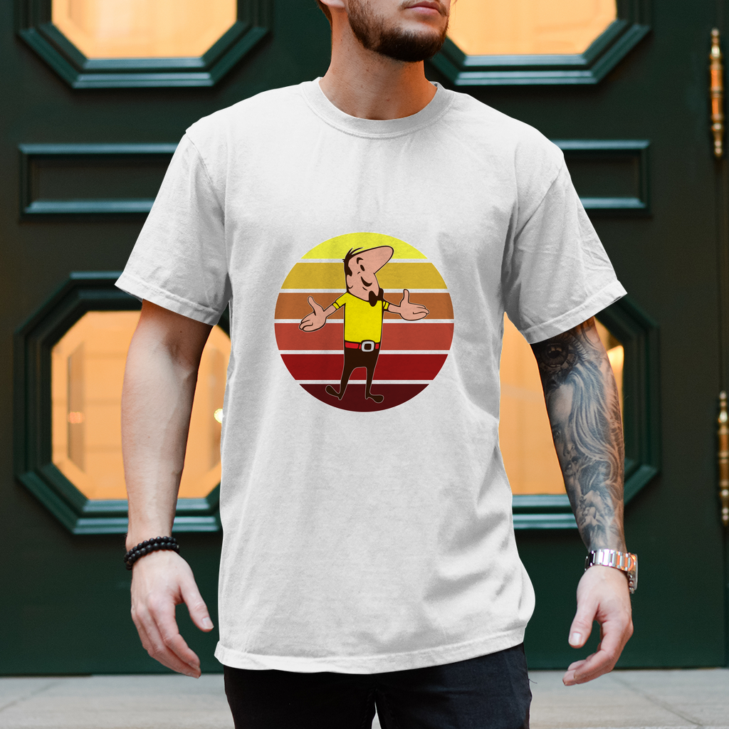 Männer T-Shirt mit Retro Motiv - HB-Männchen Bruno