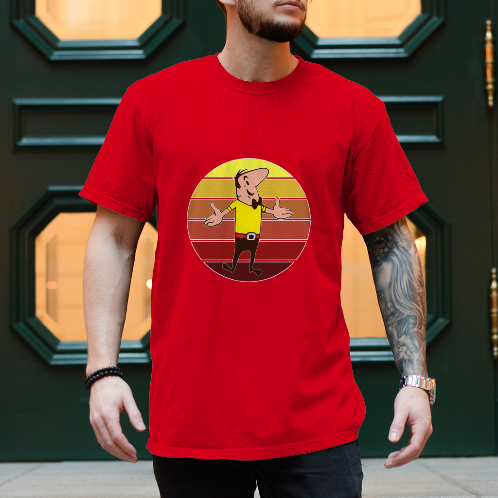 Männer T-Shirt mit Retro Motiv - HB-Männchen Bruno
