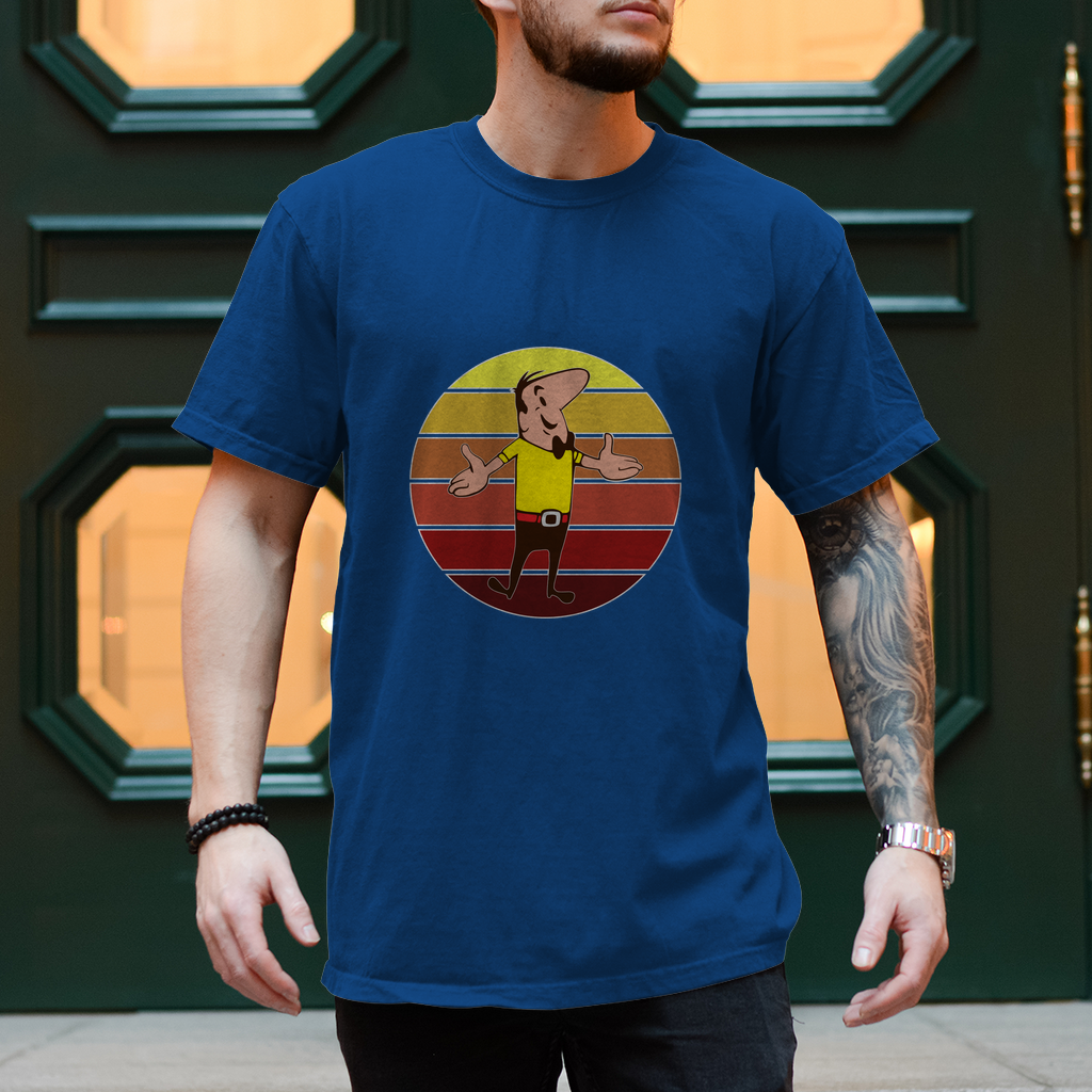 Männer T-Shirt mit Retro Motiv - HB-Männchen Bruno