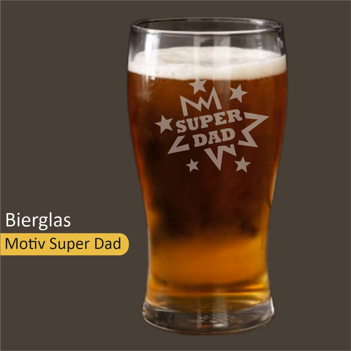 Bierglas mit Gravur - für helle Biere 0,5 l