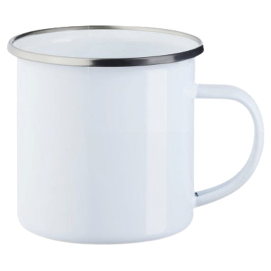 Tasse aus Emaille bedruckt mit Deinem Motiv