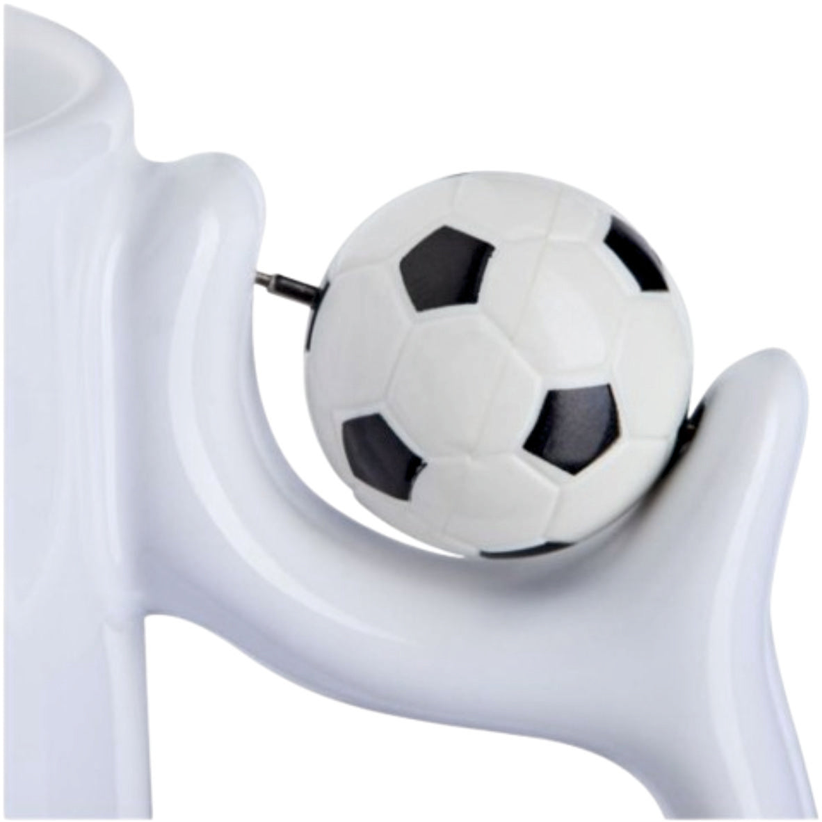 Tasse Fußball mit drehbarem Fußball am Henkel