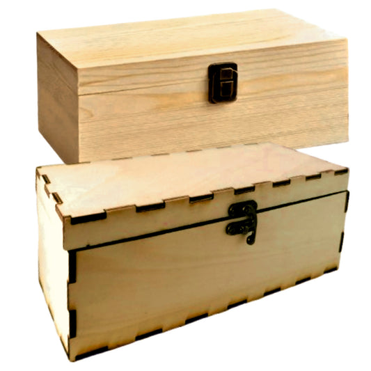 Geschenkkiste aus Holz - passend zu gravierten Gläsern deiner Wahl