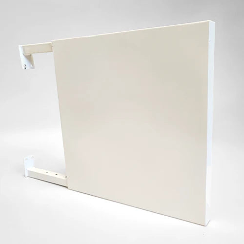 Ausleger - Schild mit Teleskopstützen doppelseitig, unbeleuchtet, rechteckige Form