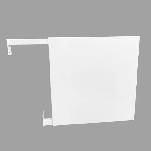 Ausleger - Schild mit Teleskopstützen doppelseitig, unbeleuchtet, rechteckige Form