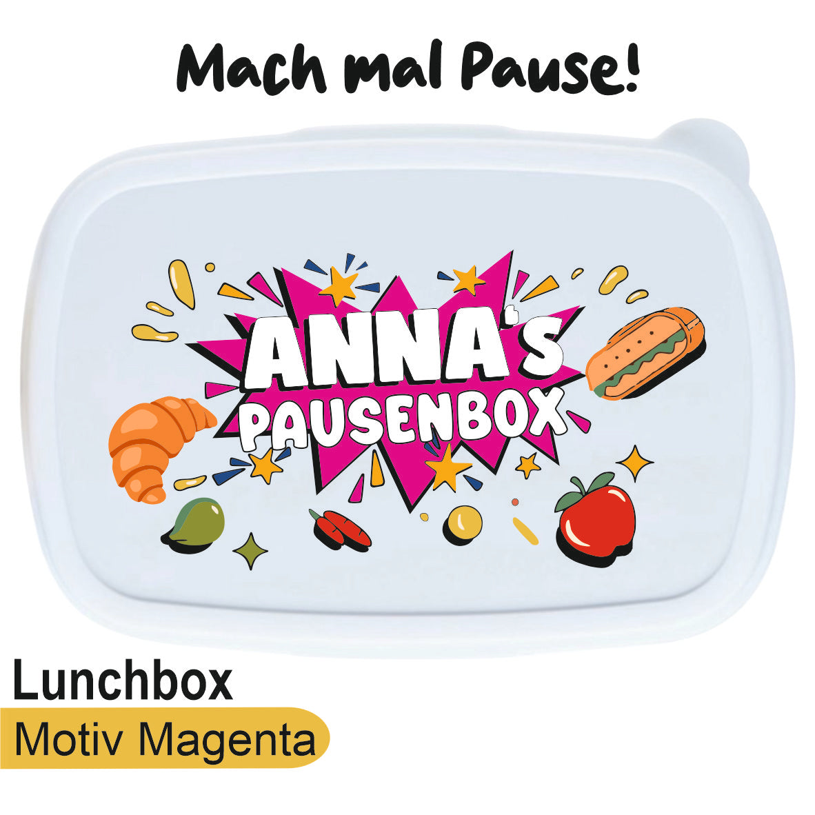 Pausenbox bedruckt mit deinem Motiv