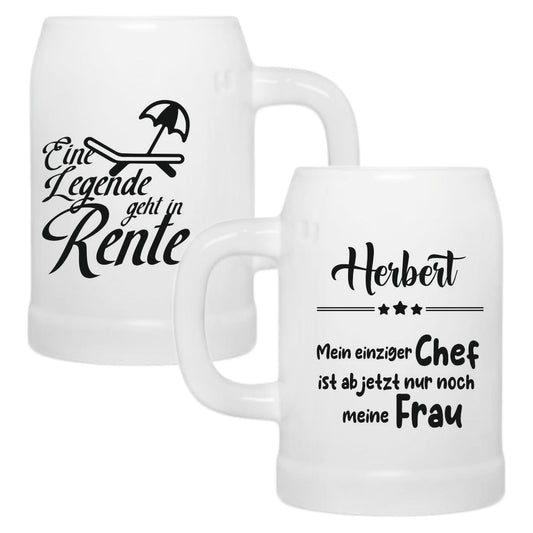 Bierkrug bedruckt mit deinem Motiv - 500 ml