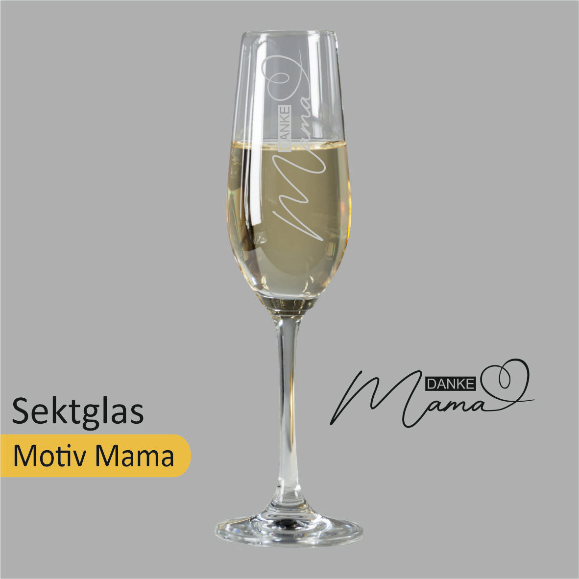 Sektglas mit Gravur – Ernesto Sektglas  215 ml