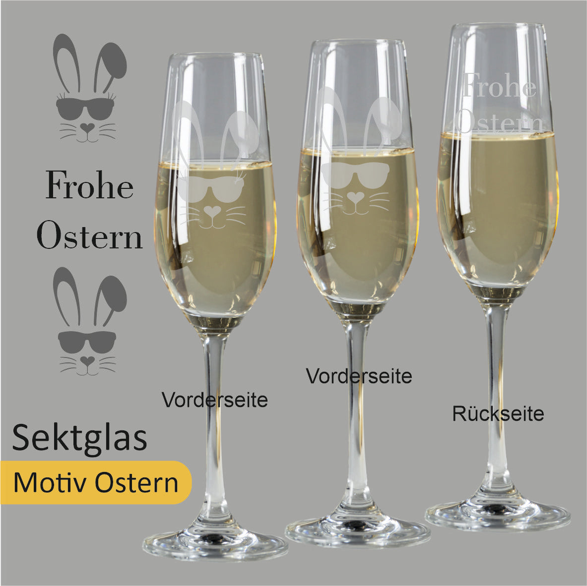 Sektglas mit Gravur – Ernesto Sektglas  215 ml