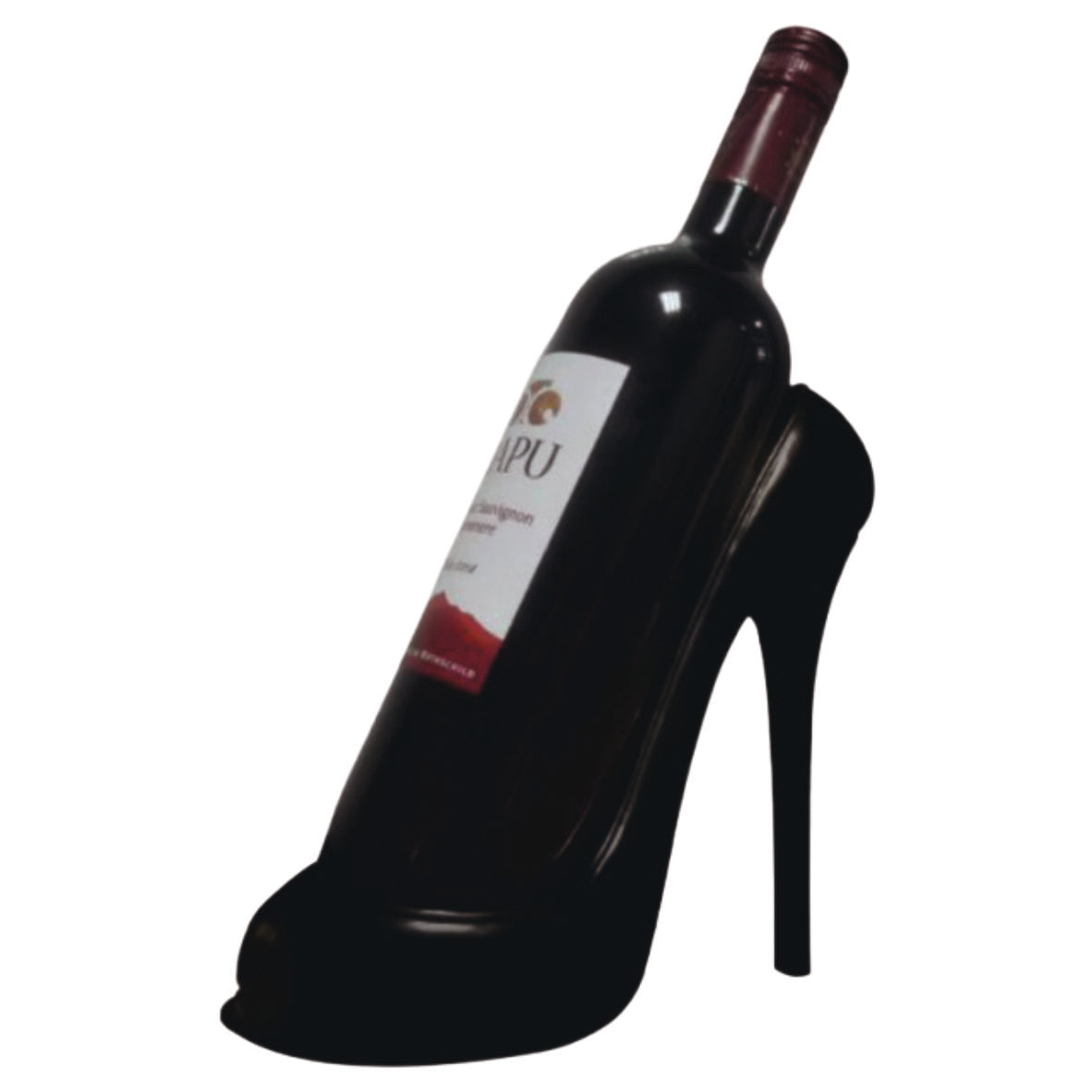 Weinflaschenhalter Highheel mit deinen Initialen/Namen