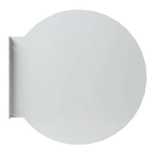 Ausleger - Schild basic doppelseitig, unbeleuchtet, runde Form