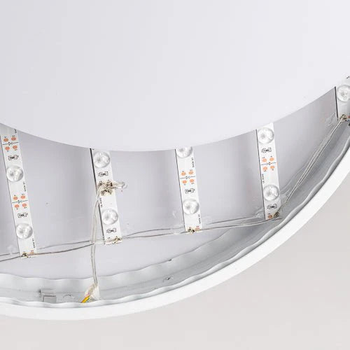 LED Leuchtschild für die Wandmontage einseitig, runde Form