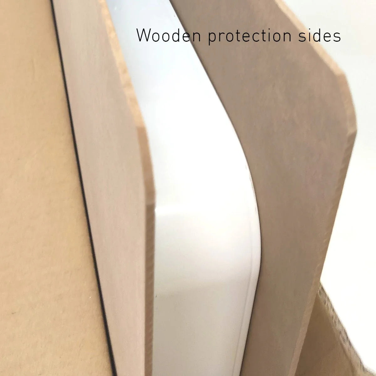 LED Leuchtschild für die Wandmontage einseitig, runde Form