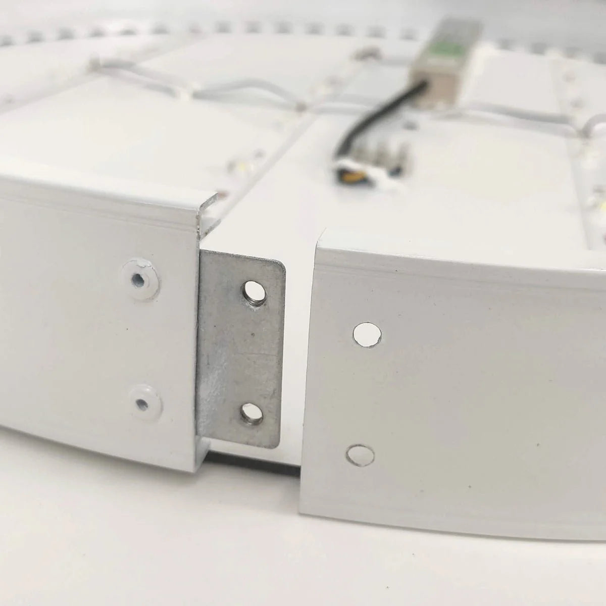 LED Leuchtschild für die Wandmontage einseitig, runde Form